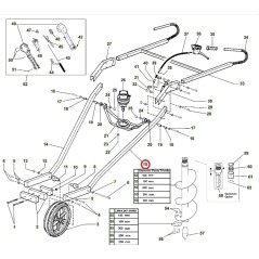 Telaio ruota lato sinistro ORIGINALE ACTIVE trivella modelli t152 020779 | Newgardenstore.eu