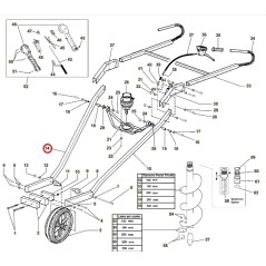 ORIGINAL ACTIVE sinfín modelos t152 020783 bastidor de rueda lado derecho | Newgardenstore.eu