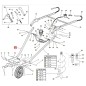 ORIGINAL ACTIVE Erdbohrer Modelle t152 020783 Radrahmen rechts