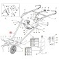 ORIGINAL ACTIVE auger models t152 020783 right-side wheel frame