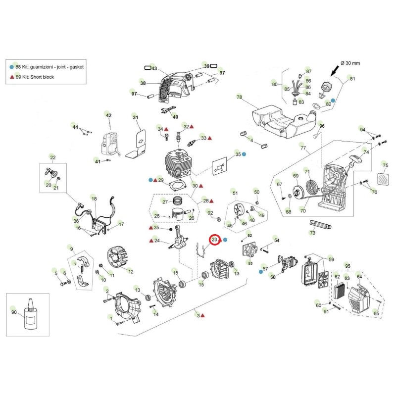 Junta de cárter ORIGINAL ACTIVE active 60 t-165 drill 022406