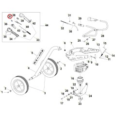 Bottone stop ORIGINALE ACTIVE trivella modelli t-165 021551