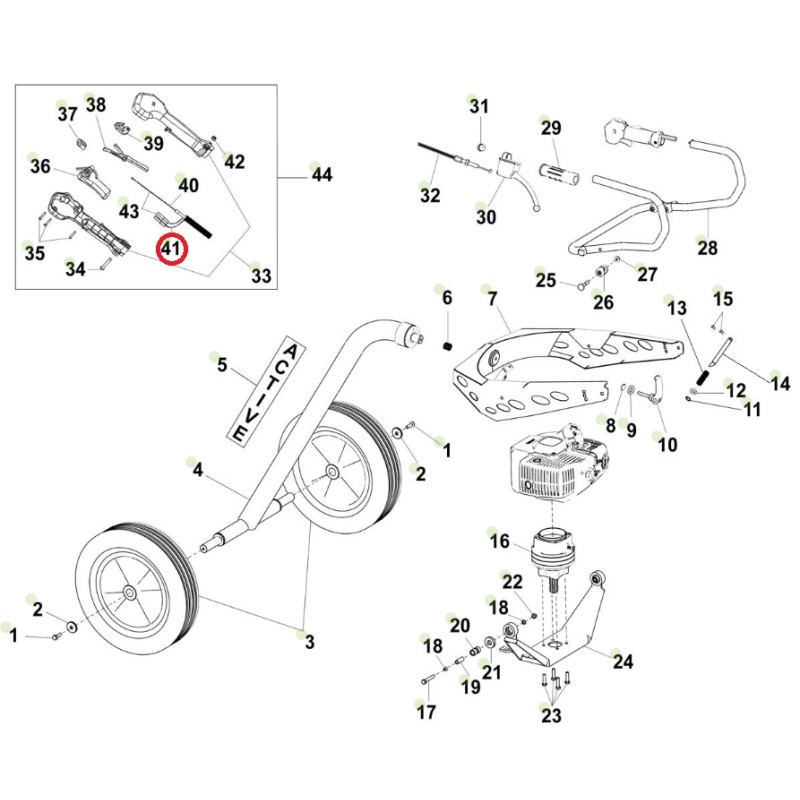 Wiring ORIGINAL ACTIVE auger models t-165 021553