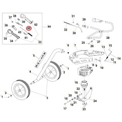 ORIGINAL ACTIVE cable del acelerador de la barrena t-165 020761