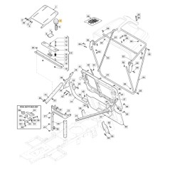 Sitzfederabdeckung ORIGINAL STIGA Rasentraktor Mäher combi1066hq 327737500/0 | Newgardenstore.eu