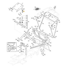 Muelle del asiento ORIGINAL STIGA tractor cortacésped combi 1066 hq 127430589/0 | Newgardenstore.eu