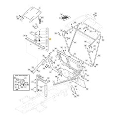 Supporto piastra molle sedile ORIGINALE STIGA trattorino tagliaerba 384394751/1 | Newgardenstore.eu