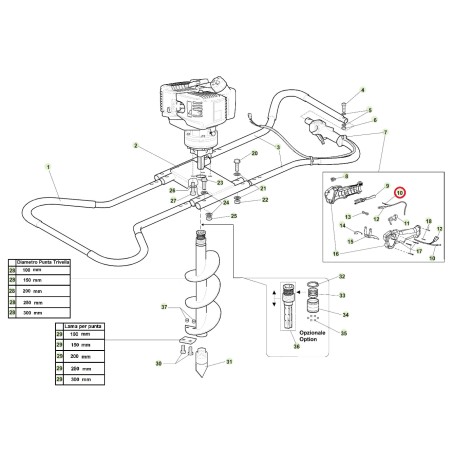 ORIGINAL ACTIVE Erdbohrerkabel Modelle tdu 155 020758 | Newgardenstore.eu