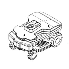 Capot de protection pour tondeuse robot AMBROGIO L15 ANNEE2019 L15 - L20 ANNEE20 | Newgardenstore.eu