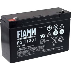 FIAMM FG11201 6V 12 Ah batterie plomb-acide hermétique rechargeable | Newgardenstore.eu