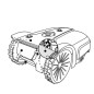 Cover cap for lawnmower robot AMBROGIO L350i GENERIC PHOTO