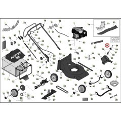 ORIGINAL ACTIVE lawn mower washer models 5000sb 020316 | Newgardenstore.eu