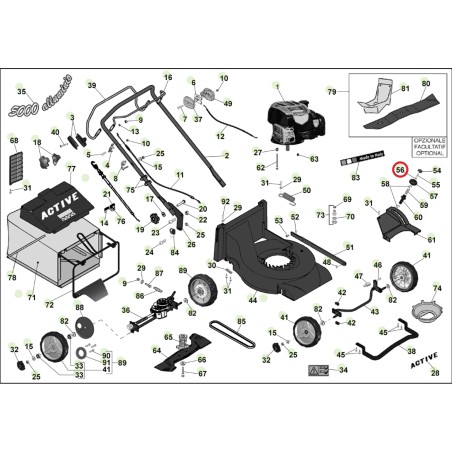 ORIGINAL ACTIVE Rasenmäherwaschanlage Modelle 5000sb 020316 | Newgardenstore.eu