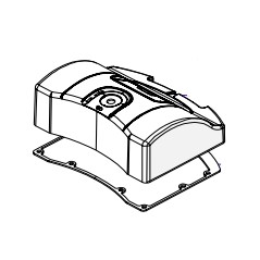 Couvercle arrière pour robot tondeuse AMBROGIO 4.0 BASIC | Newgardenstore.eu