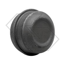 72 mm diameter galvanised dome hood for agricultural machinery | Newgardenstore.eu