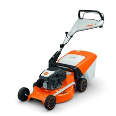 STIHL RM253T 139 cc petrol traction lawnmower 55 L collecting bag