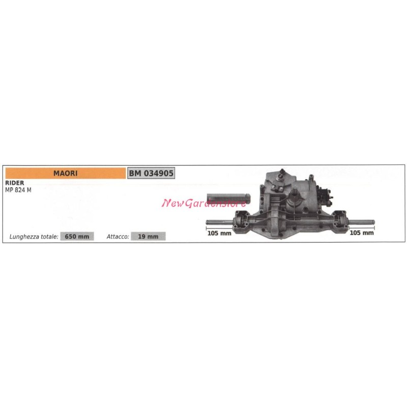 Cortacésped autopropulsado de tracción MAORI MP 824 M 030914