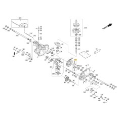 Kit : engrenages et goupilles ORIGINAL STIGA tracteur de pelouse 1328h 118870126/0 | Newgardenstore.eu