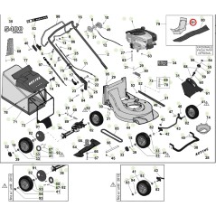 ORIGINAL ACTIVE mulching latch mower models 5400 sb 050616