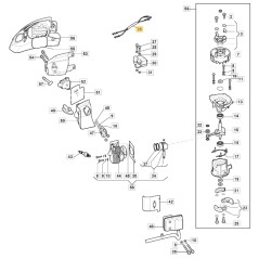 Cavo bobina ORIGINALE STIGA tagliasiepi aht 60 - h 60 - shp 60 123065045/0