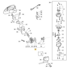 Cylinder and piston ORIGINAL STIGA hedge trimmer shp60 - h60 - aht60 118804985/0 | Newgardenstore.eu