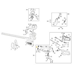 ORIGINAL STIGA hedge trimmer antivibration spring aht 60 - shp 60 - h60 123430606/0 | Newgardenstore.eu