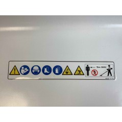 ORIGINAL STIHL brushcutter warning pictogram 00009677253 | Newgardenstore.eu