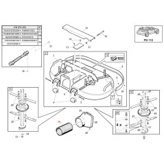 Tubo de conexión de la turbina ORIGINAL GIANNI FERRARI 95146000005 | Newgardenstore.eu