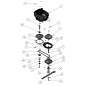 ORIGINAL GRIN elastische Kupplungseinlage Rasenmäher spm53prob&s PRT-0243