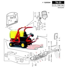 Soporte antivibraciones para turbo 1 - 2 - 4 ORIGINAL GIANNI FERRARI 00.74.00.3025 | Newgardenstore.eu