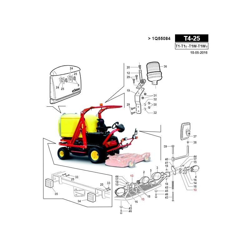 Soporte antivibraciones para turbo 1 - 2 - 4 ORIGINAL GIANNI FERRARI 00.74.00.3025