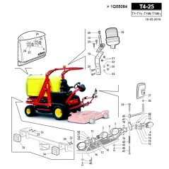 Proiettore anteriore destro ORIGINALE GIANNI FERRARI turbo 1- 2 -4 00.40.00.1280