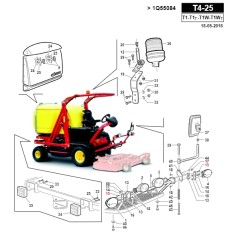 Screw 8 x 18 ORIGINAL GIANNI FERRARI turbo 1 - 2 - 4 - turboz 00.92.05.1050 | Newgardenstore.eu