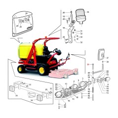 Perno specchi per cabina ORIGINALE GIANNI FERRARI turbo 1 - 2 - 4 01.40.00.0355 | Newgardenstore.eu