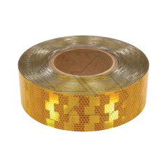 Yellow reflective tape 150 m homologated ECE 104 A28460