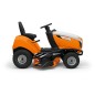 Tractor cortacésped de gasolina STIHL RT4112SZ de 635 cc con descarga lateral cortada de 110 cm