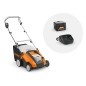 STIHL RLA240 36V battery-powered scarifier working width 34 cm 50Lt push-on basket