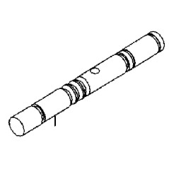 Eje motocultor ORIGINAL EMAK-NIBBI YF1241615E BRIK1 FC120