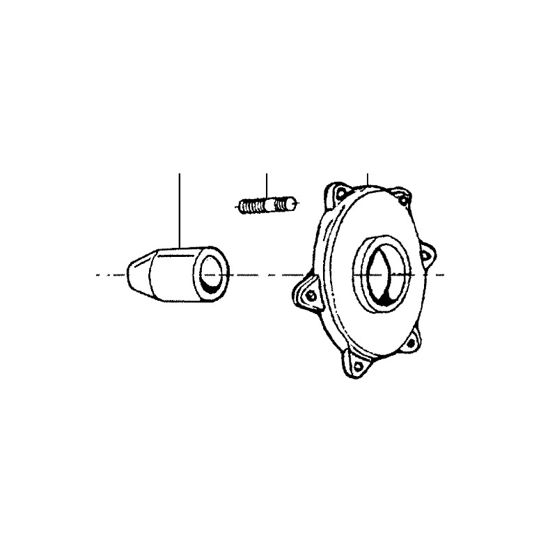 Kit d'entretoise pour motoculteur modèles BRIK1 KAM 4 ORIGINAL EMAK P1200020