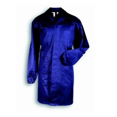 Mitternachtsblaues Baumwoll-3-Taschen-Arbeitshemd verschiedene Größen