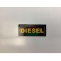 ORIGINAL GIANNI FERRARI diesel decal lawn tractor 00555200114