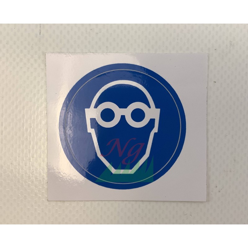 ORIGINAL GIANNI FERRARI tractor eye protection decal 00555200130