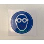 ORIGINAL GIANNI FERRARI tractor eye protection decal 00555200130