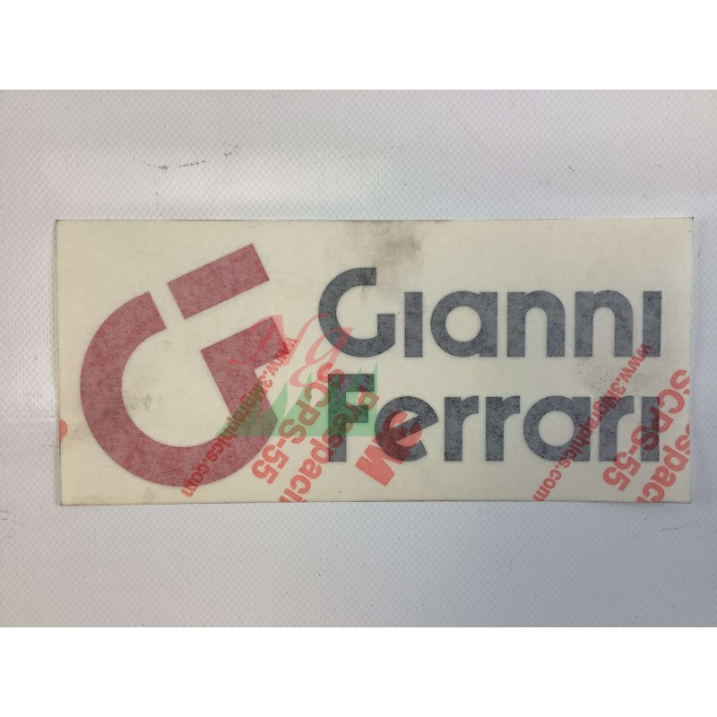 Decalcomania Gianni Ferrari rojo negro ORIGINAL GIANNI FERRARI 00555200285