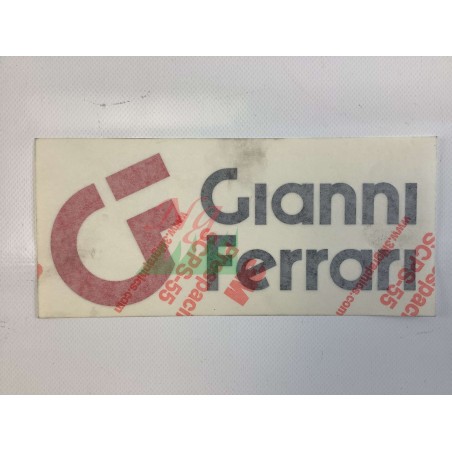 Decalcomania Gianni Ferrari red black ORIGINAL GIANNI FERRARI 00555200285 | Newgardenstore.eu