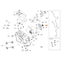 ORIGINAL OLEOMAC tronçonneuse GSH40 - GSH400 - GSTH 240 50350004R | Newgardenstore.eu