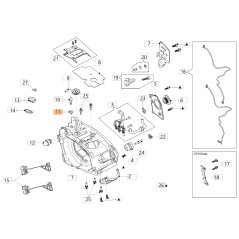 ORIGINAL OLEOMAC Schlauchtülle für Kettensägenmodelle GSTH 240 50350058R