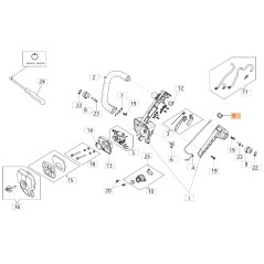 Interrupteur de débroussailleuse ORIGINAL OLEOMAC BC22T - GSTH240 2317032R | Newgardenstore.eu