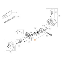 Kit ingranaggi ORIGINALE OLEOMAC potatore BCH 250 D - PH 30 - PPH 250 61460093 | Newgardenstore.eu