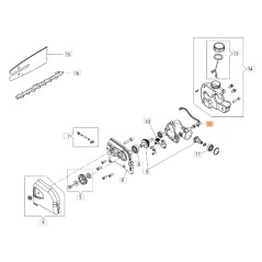 ORIGINAL OLEOMAC Elagueur BCH 250 D - PH 30 - PPH 250 BF000089R | Newgardenstore.eu